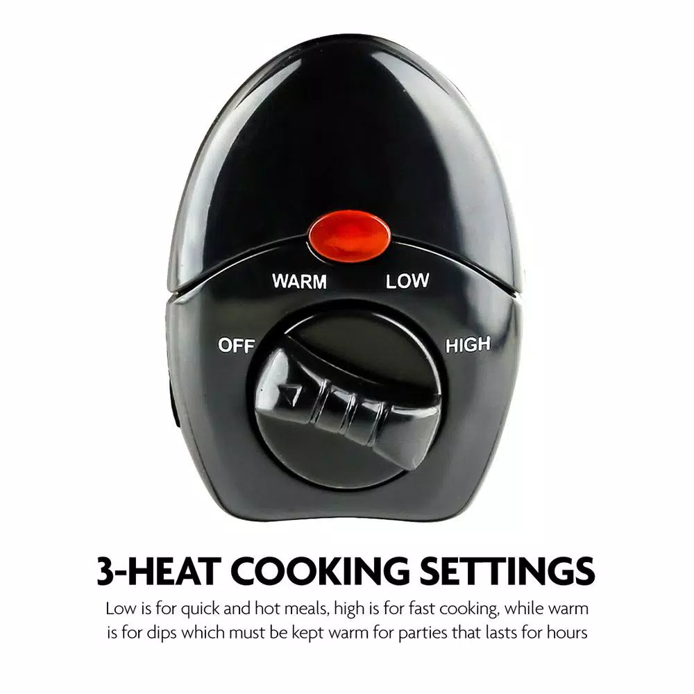 Cookers Ovente 3.7 Qt. Stainless Steel Electric Slow Cooker With Heat-Tempered Glass Lid, Adjustable Temperature Control, (SLO35ABR) 4 Cookers Ovente 3.7 Qt. Stainless Steel Electric Slow Cooker With Heat-Tempered Glass Lid, Adjustable Temperature Control, (SLO35ABR) - Image 4
