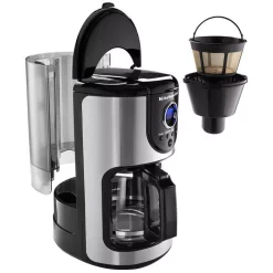 Coffee Makers KitchenAid 12-Cup Onyx Black Drip Coffee Maker With Glass Carafe -BergHOFF Shop onyx black kitchenaid drip coffee makers kcm111ob a0 1000