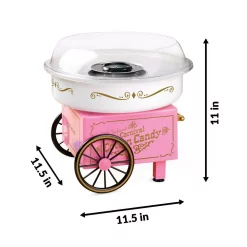 Dessert Makers Nostalgia 450 W Pink Cotton Candy Maker -BergHOFF Shop pink nostalgia cotton candy machines pcm306pk 76 1000