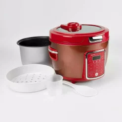 Cookers AROMA 20-Cup Red Rice Cooker With Glass Lid 9 Cookers AROMA 20-Cup Red Rice Cooker With Glass Lid -BergHOFF Shop red aroma rice cookers arc 1230r 1f 1000