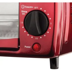Toasters Brentwood 4-Slice Red Toaster Oven -BergHOFF Shop red brentwood toaster ovens ts 345r 4f 1000