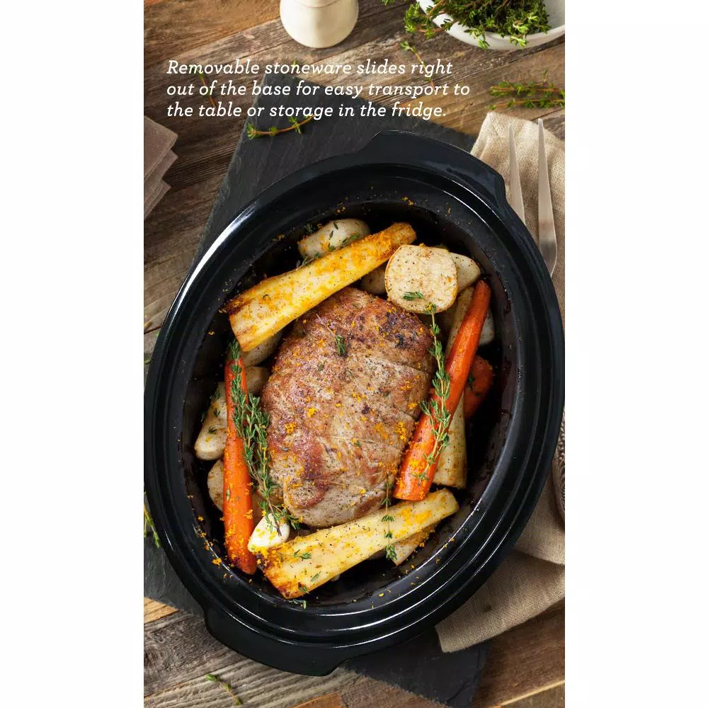 Cookers Elite Platinum 8.5 Qt. Red Slow Cooker 7 Cookers Elite Platinum 8.5 Qt. Red Slow Cooker - Image 7