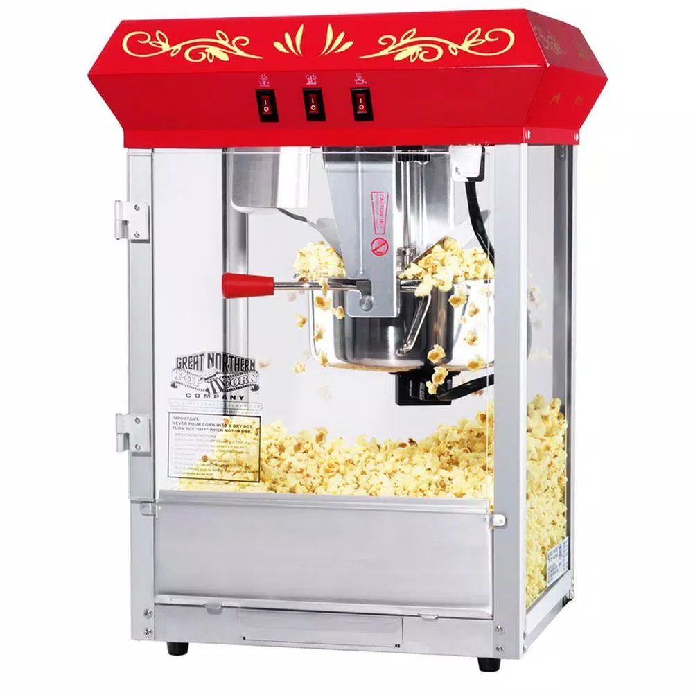 Popcorn Machines Great Northern All-Star 8 Oz. Red Hot Oil Countertop Popcorn Machine 5 Popcorn Machines Great Northern All-Star 8 Oz. Red Hot Oil Countertop Popcorn Machine - Image 5