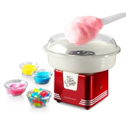 Dessert Makers Nostalgia Retro Red Hard And Sugar Free Cotton Candy Maker With Cotton Candy Cones 24 Dessert Makers Nostalgia Retro Red Hard And Sugar Free Cotton Candy Maker With Cotton Candy Cones -BergHOFF Shop red nostalgia cotton candy machines pcm405retrored 1f 1000