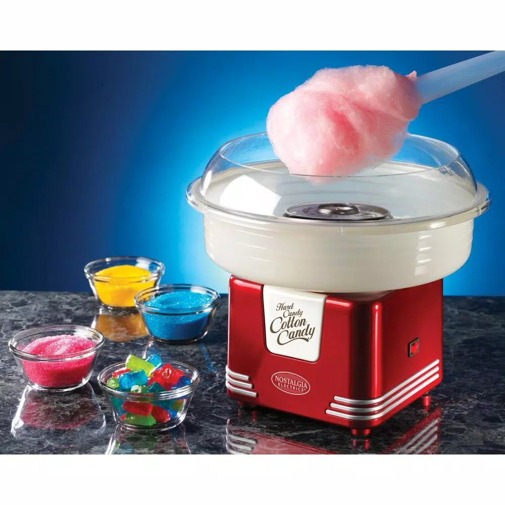 Dessert Makers Nostalgia Retro Red Hard And Sugar Free Cotton Candy Maker With Cotton Candy Cones 9 Dessert Makers Nostalgia Retro Red Hard And Sugar Free Cotton Candy Maker With Cotton Candy Cones - Image 9