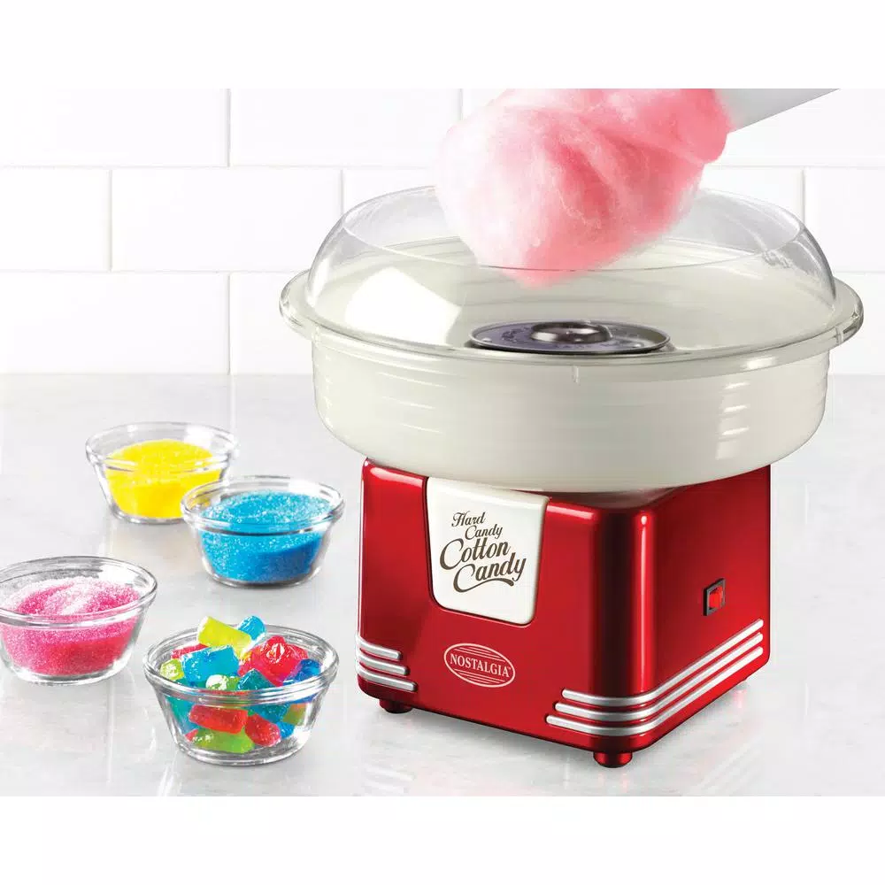 Dessert Makers Nostalgia Retro Red Hard And Sugar Free Cotton Candy Maker With Cotton Candy Cones 7 Dessert Makers Nostalgia Retro Red Hard And Sugar Free Cotton Candy Maker With Cotton Candy Cones - Image 7