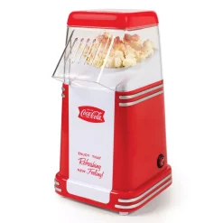 Popcorn Machines Nostalgia Coca-Cola 2 Oz. Red Mini Countertop Popcorn Machine