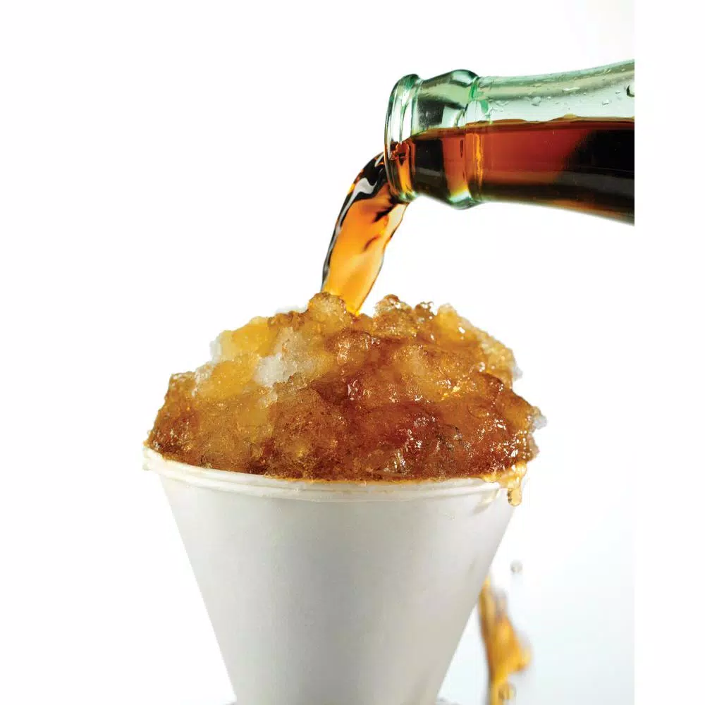 Dessert Makers Nostalgia 160 Oz. Coca-Cola Red Snow Cone Machine With Reusable Cones 3 Dessert Makers Nostalgia 160 Oz. Coca-Cola Red Snow Cone Machine With Reusable Cones - Image 3