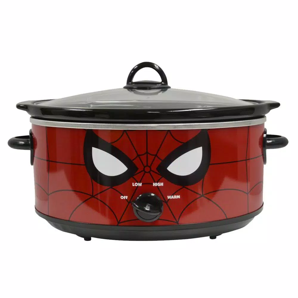 Cookers Uncanny Brands Marvel Spider-Man 7qt. Red Slow Cooker 1 Cookers Uncanny Brands Marvel Spider-Man 7qt. Red Slow Cooker