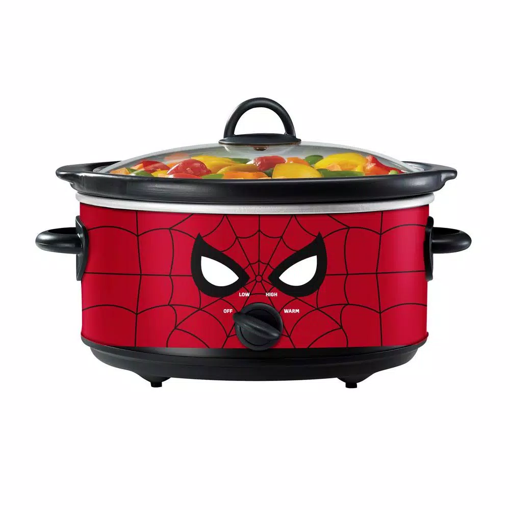 Cookers Uncanny Brands Marvel Spider-Man 7qt. Red Slow Cooker 3 Cookers Uncanny Brands Marvel Spider-Man 7qt. Red Slow Cooker - Image 3