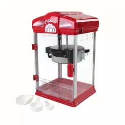 Popcorn Machines West Bend 4-Quart Red Hot Oil Movie Theater Style Popcorn Popper Machine With Nonstick Kettle Includes Measuring Cup And Scoop -BergHOFF Shop red west bend popcorn machines 82515 76 1000