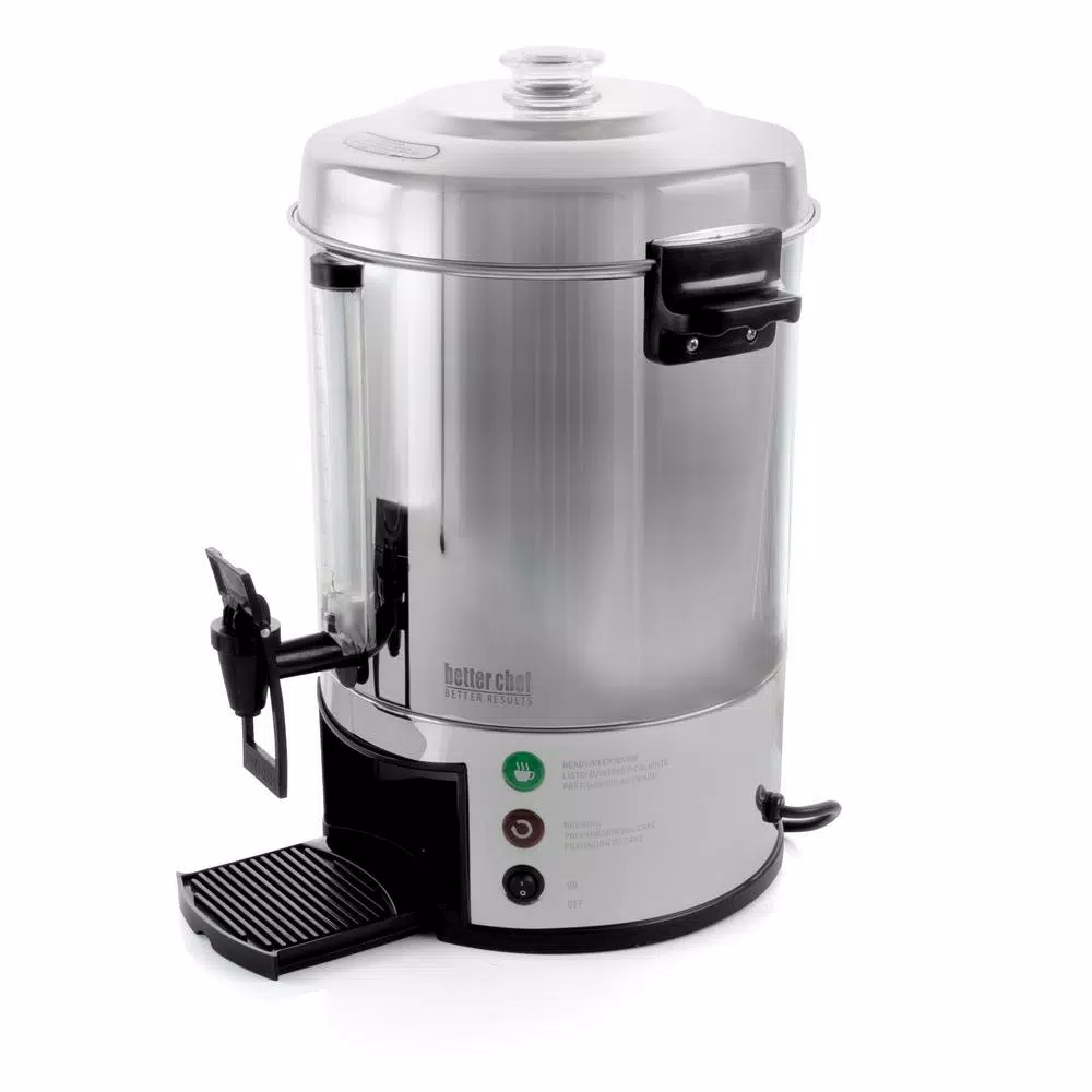 Coffee Makers Better Chef 100-Cup Stainless Steel Coffee Urn 1 Coffee Makers Better Chef 100-Cup Stainless Steel Coffee Urn