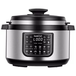 Cookers Boyel Living 8 Qt. Stainless Steel 12-in-1 Multiuse Programmable Electric Pressure Cooker With Non-Stick Pot And Cool-Touch Handles