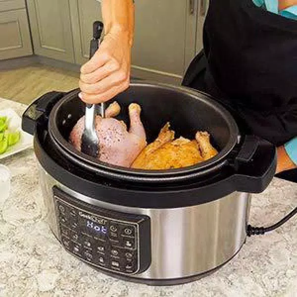 Cookers Boyel Living 8 Qt. Stainless Steel 12-in-1 Multiuse Programmable Electric Pressure Cooker With Non-Stick Pot And Cool-Touch Handles 8 Cookers Boyel Living 8 Qt. Stainless Steel 12-in-1 Multiuse Programmable Electric Pressure Cooker With Non-Stick Pot And Cool-Touch Handles - Image 8