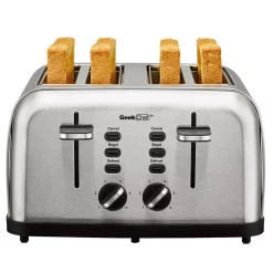 Toasters Boyel Living 1500 W 4-Slice Silver Wide Slot Toaster With Dual Control Panels 13 Toasters Boyel Living 1500 W 4-Slice Silver Wide Slot Toaster With Dual Control Panels -BergHOFF Shop silver boyel living pop up toasters gbk gts4a c3 1000