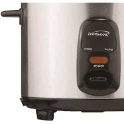 Cookers Brentwood Appliances 5-Cup Silver Rice Cooker -BergHOFF Shop silver brentwood appliances rice cookers ts 10 44 1000