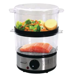 Cookers Brentwood Appliances 20-Cup Silver 2-Tier Food Steamer -BergHOFF Shop silver brentwood appliances rice cookers ts 1005 31 1000