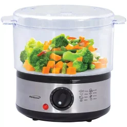 Cookers Brentwood Appliances 20-Cup Silver 2-Tier Food Steamer -BergHOFF Shop silver brentwood appliances rice cookers ts 1005 76 1000