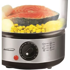 Cookers Brentwood Appliances 20-Cup Silver 2-Tier Food Steamer -BergHOFF Shop silver brentwood appliances rice cookers ts 1005 fa 1000