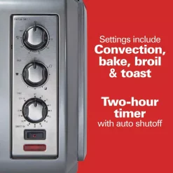 Toasters Hamilton Beach Easy Reach 1500-Watts 6-Slice Grey Toaster Oven With Roll-Top Door 13 Toasters Hamilton Beach Easy Reach 1500-Watts 6-Slice Grey Toaster Oven With Roll-Top Door -BergHOFF Shop silver hamilton beach toaster ovens 31434 44 1000