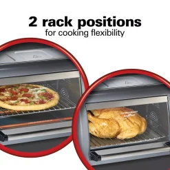 Toasters Hamilton Beach Easy Reach 1500-Watts 6-Slice Grey Toaster Oven With Roll-Top Door 15 Toasters Hamilton Beach Easy Reach 1500-Watts 6-Slice Grey Toaster Oven With Roll-Top Door -BergHOFF Shop silver hamilton beach toaster ovens 31434 76 1000