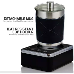 Coffee Makers Ovente 7 Oz. Stainless Steel Silver Coffee And Milk Frother With Induction Base 10 Coffee Makers Ovente 7 Oz. Stainless Steel Silver Coffee And Milk Frother With Induction Base -BergHOFF Shop silver ovente milk frothers fr2008s 4f 1000