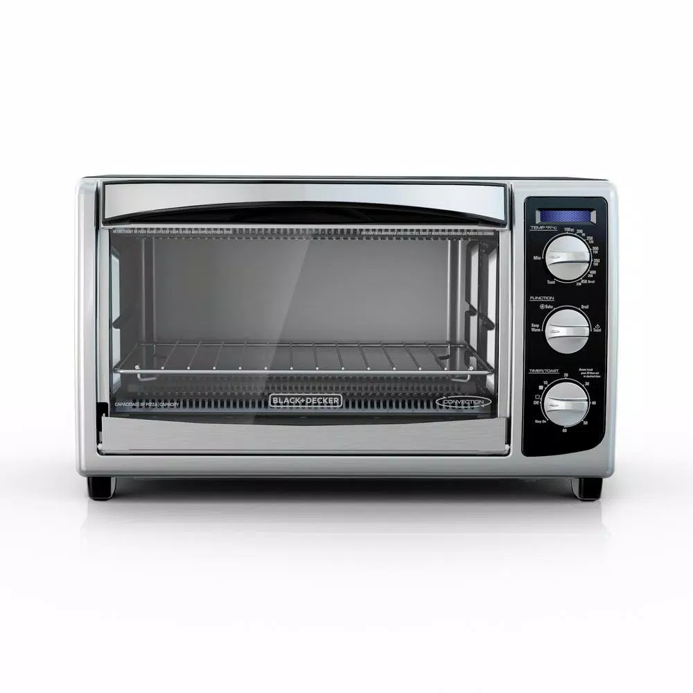 Toasters BLACK+DECKER 1500 W 6-Slice Stainless Steel Toaster Oven With Built-In Timer 2 Toasters BLACK+DECKER 1500 W 6-Slice Stainless Steel Toaster Oven With Built-In Timer - Image 2