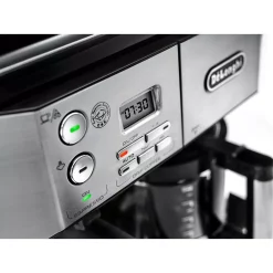 Coffee Makers DeLonghi All-In-One 10-Cup Stainless Steel Espresso Machine And Drip Coffee Maker -BergHOFF Shop stainless and black delonghi drip coffee makers bco430t fa 1000