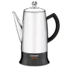 Coffee Makers Cuisinart 12-Cup Black Stainless Steel Percolator