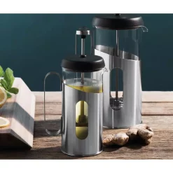 Coffee Makers BergHOFF Essentials 2.5 Cup Stainless Steel Coffee And Tea French Press -BergHOFF Shop stainless steel berghoff french presses 1107129 1f 1000