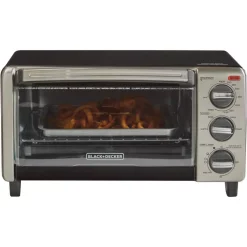 Toasters BLACK+DECKER 1150 W 4-Slice Black Stainless Steel Toaster Oven With Temperature Control 16 Toasters BLACK+DECKER 1150 W 4-Slice Black Stainless Steel Toaster Oven With Temperature Control -BergHOFF Shop stainless steel black black decker toaster ovens to1705sb c3 1000
