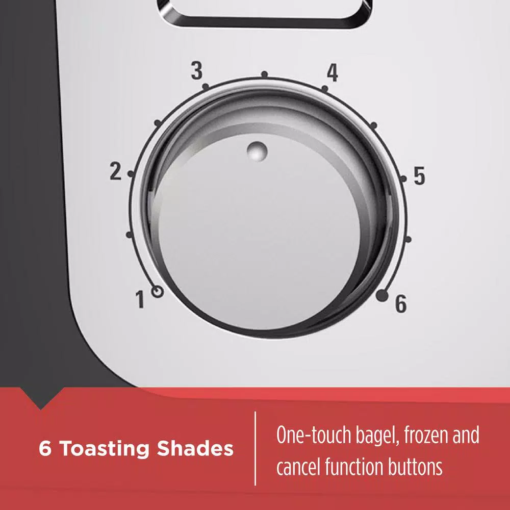 Toasters BLACK+DECKER 4-Slice Stainless Steel Wide Slot Toaster With Crumb Tray 3 Toasters BLACK+DECKER 4-Slice Stainless Steel Wide Slot Toaster With Crumb Tray - Image 3