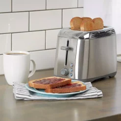 Toasters BLACK+DECKER Rapid Toast 2-Slice Stainless Steel Wide Slot Toaster 17 Toasters BLACK+DECKER Rapid Toast 2-Slice Stainless Steel Wide Slot Toaster -BergHOFF Shop stainless steel black decker pop up toasters tr3500sd 31 1000