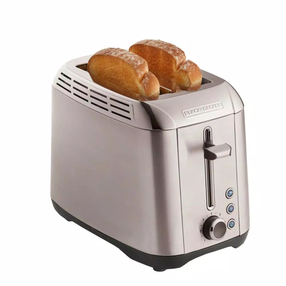 Toasters BLACK+DECKER Rapid Toast 2-Slice Stainless Steel Wide Slot Toaster 2 Toasters BLACK+DECKER Rapid Toast 2-Slice Stainless Steel Wide Slot Toaster - Image 2
