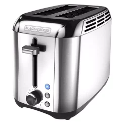 Toasters BLACK+DECKER Rapid Toast 2-Slice Stainless Steel Wide Slot Toaster 16 Toasters BLACK+DECKER Rapid Toast 2-Slice Stainless Steel Wide Slot Toaster -BergHOFF Shop stainless steel black decker pop up toasters tr3500sd d4 1000
