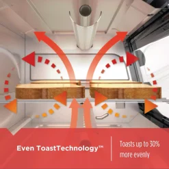 Toasters BLACK+DECKER 1150 W 4-Slice Stainless Steel Convection Toaster Oven With Built-In Timer -BergHOFF Shop stainless steel black decker toaster ovens to1750sb 44 1000