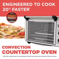 Toasters BLACK+DECKER 1500 W 6-Slice Stainless Steel Toaster Oven With Built-In Timer -BergHOFF Shop stainless steel black decker toaster ovens to3210ssd c3 1000