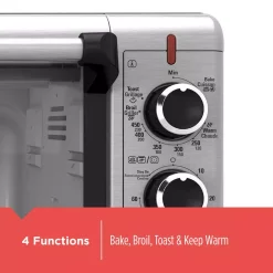 Toasters BLACK+DECKER 8-Slice Extra-Wide Convection Toaster Oven, Stainless Steel -BergHOFF Shop stainless steel black decker toaster ovens to3240xsbd 1f 1000