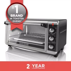 Toasters BLACK+DECKER 1500 W 8-Slice Stainless Steel Toaster Oven With Broiler -BergHOFF Shop stainless steel black decker toaster ovens to3250xsb 44 1000