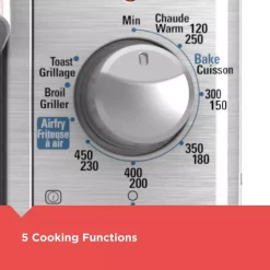 Toasters BLACK+DECKER Crisp ‘N Bake 1500 W 8-Slice Stainless Steel Toaster Oven With Fry Basket 15 Toasters BLACK+DECKER Crisp ‘N Bake 1500 W 8-Slice Stainless Steel Toaster Oven With Fry Basket -BergHOFF Shop stainless steel black decker toaster ovens to3265xssd hd 4f 1000
