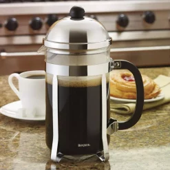 Coffee Makers BonJour Monet 12-Cup French Press -BergHOFF Shop stainless steel bonjour french presses 53346 31 1000