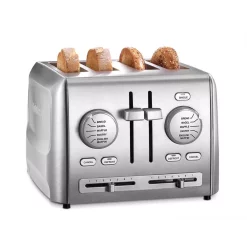 Toasters Cuisinart Custom Select 4-Slice Stainless Steel Toaster With Crumb Tray 5 Toasters Cuisinart Custom Select 4-Slice Stainless Steel Toaster With Crumb Tray -BergHOFF Shop stainless steel cuisinart pop up toasters cpt 640 4f 1000