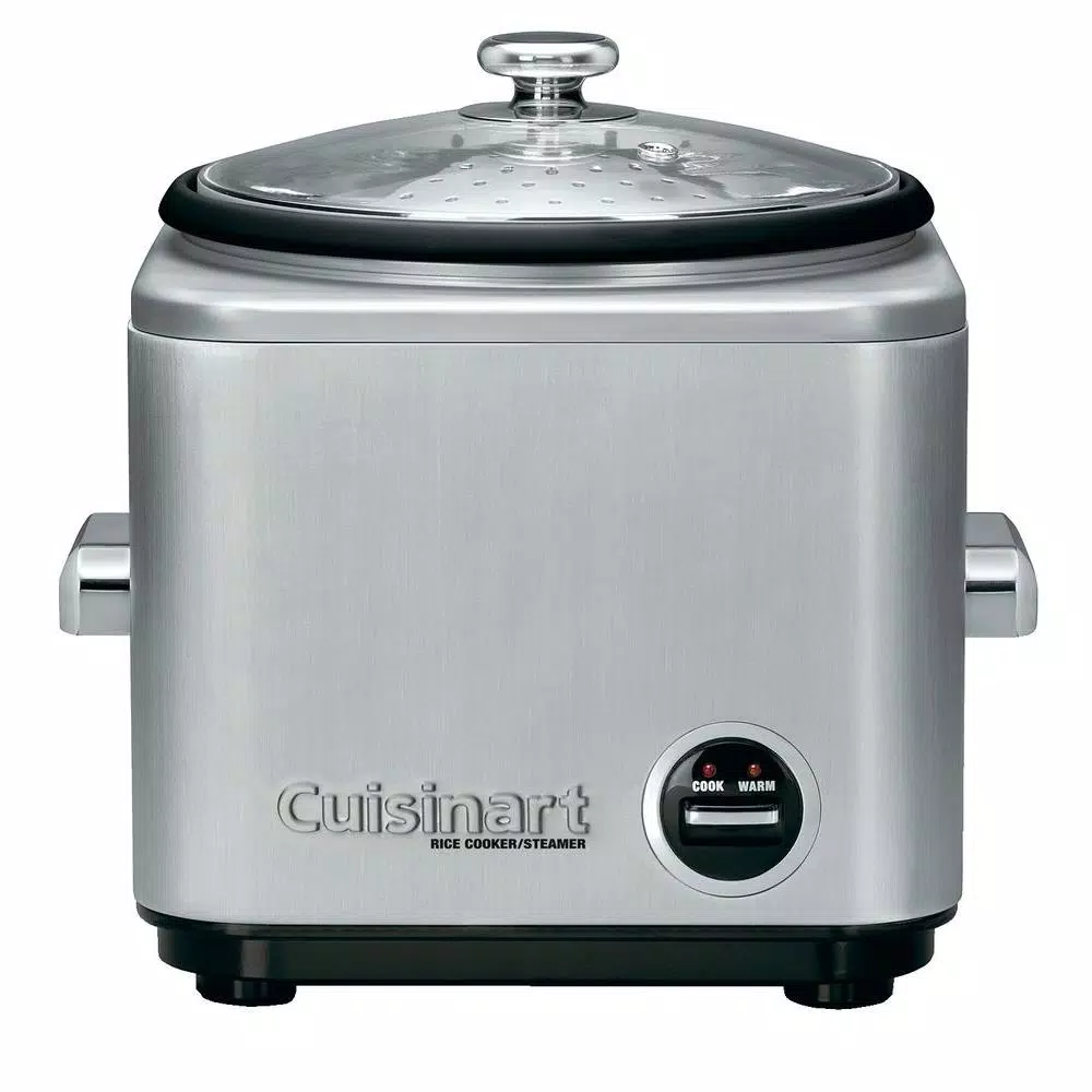 Cookers Cuisinart 8-Cup Stainless Steel Rice Cooker With Cord Storage 1 Cookers Cuisinart 8-Cup Stainless Steel Rice Cooker With Cord Storage