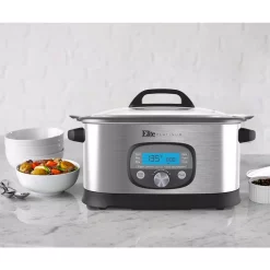 Cookers Elite 6.5 Qt. Stainless Steel Electric Multi-Cooker With Aluminum Pot -BergHOFF Shop stainless steel elite multi cookers mst 516 4f 1000