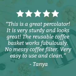 Coffee Makers Farberware 8-Cup Stainless Steel Percolator -BergHOFF Shop stainless steel farberware percolators 50124 fa 1000