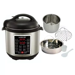Cookers GoWISE USA 8 Qt. Stainless Steel Electric Pressure Cooker With Stainless Steel Pot 6 Cookers GoWISE USA 8 Qt. Stainless Steel Electric Pressure Cooker With Stainless Steel Pot -BergHOFF Shop stainless steel gowise usa electric pressure cookers gw22623 40 1000