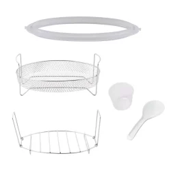 Cookers GoWISE USA Ovate 8.5 Qt. Stainless Steel Electric Pressure Cooker Oval With Accessories And 50-Recipes 13 Cookers GoWISE USA Ovate 8.5 Qt. Stainless Steel Electric Pressure Cooker Oval With Accessories And 50-Recipes -BergHOFF Shop stainless steel gowise usa electric pressure cookers gw22708 fa 1000