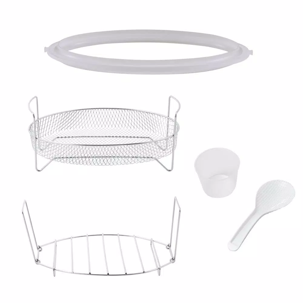 Cookers GoWISE USA Ovate 8.5 Qt. Stainless Steel Electric Pressure Cooker Oval With Accessories And 50-Recipes 6 Cookers GoWISE USA Ovate 8.5 Qt. Stainless Steel Electric Pressure Cooker Oval With Accessories And 50-Recipes - Image 6