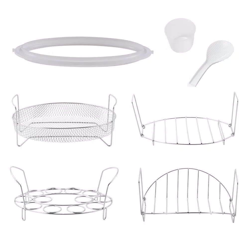 Cookers GoWISE USA Ovate 9.5 Qt. Stainless Steel Oval Electric Pressure Cooker With 6-Accessories And 50-Recipes 5 Cookers GoWISE USA Ovate 9.5 Qt. Stainless Steel Oval Electric Pressure Cooker With 6-Accessories And 50-Recipes - Image 5