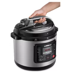 Cookers GoWISE USA 8 Qt. Stainless Steel Electric Pressure Cooker With Stainless Steel Pot -BergHOFF Shop stainless steel gowise usa electric pressure cookers gw22712 1f 1000